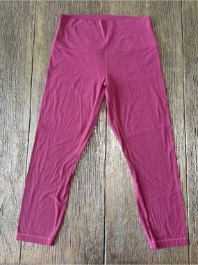 Lululemon Align Pant 23” High Rise Size 10 Pink Lychee